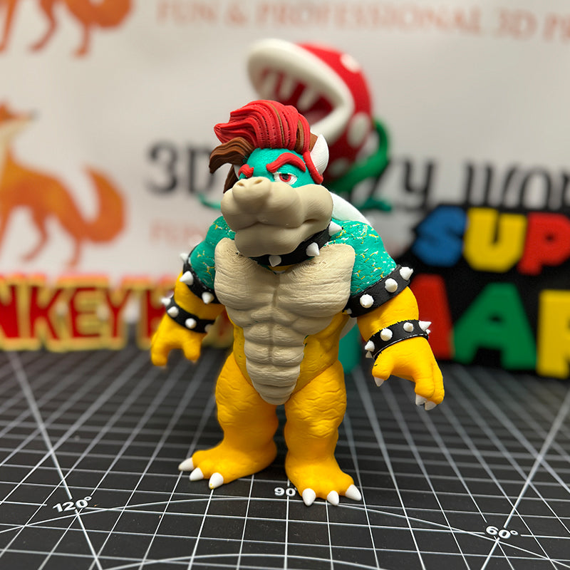 8" Bowser King Koopa Chad Look