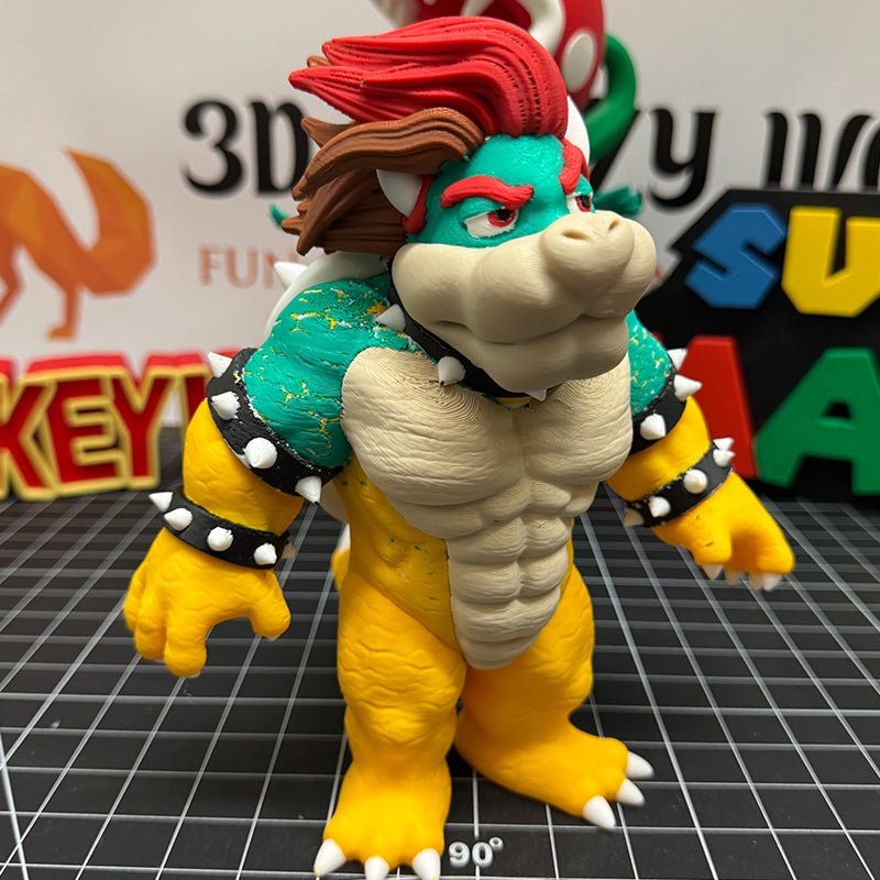 8" Bowser King Koopa Chad Look