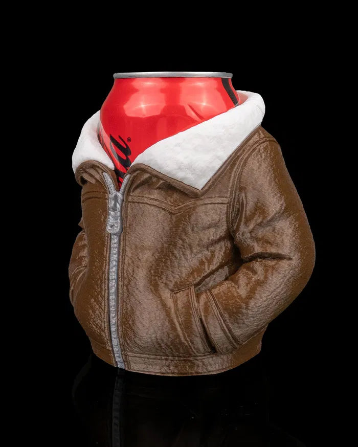 Leather Jacket - Can Holder