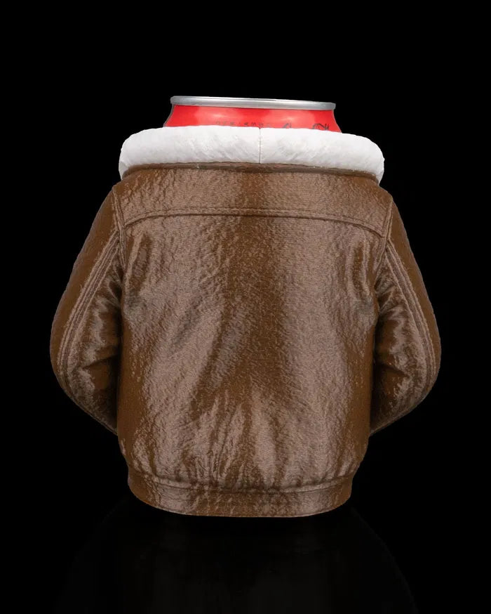 Leather Jacket - Can Holder