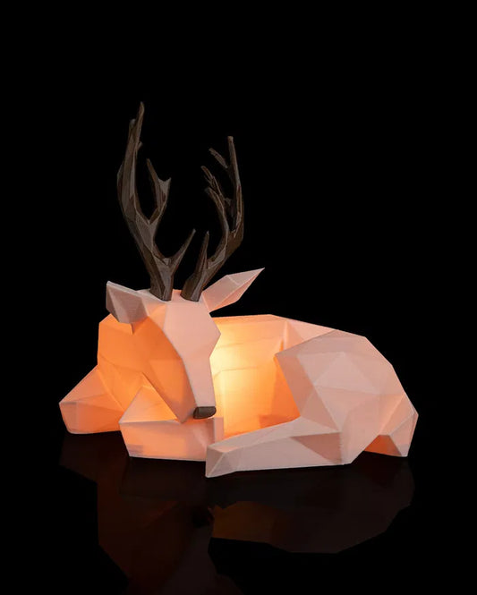 Low Poly Reindeer - Table Lamp