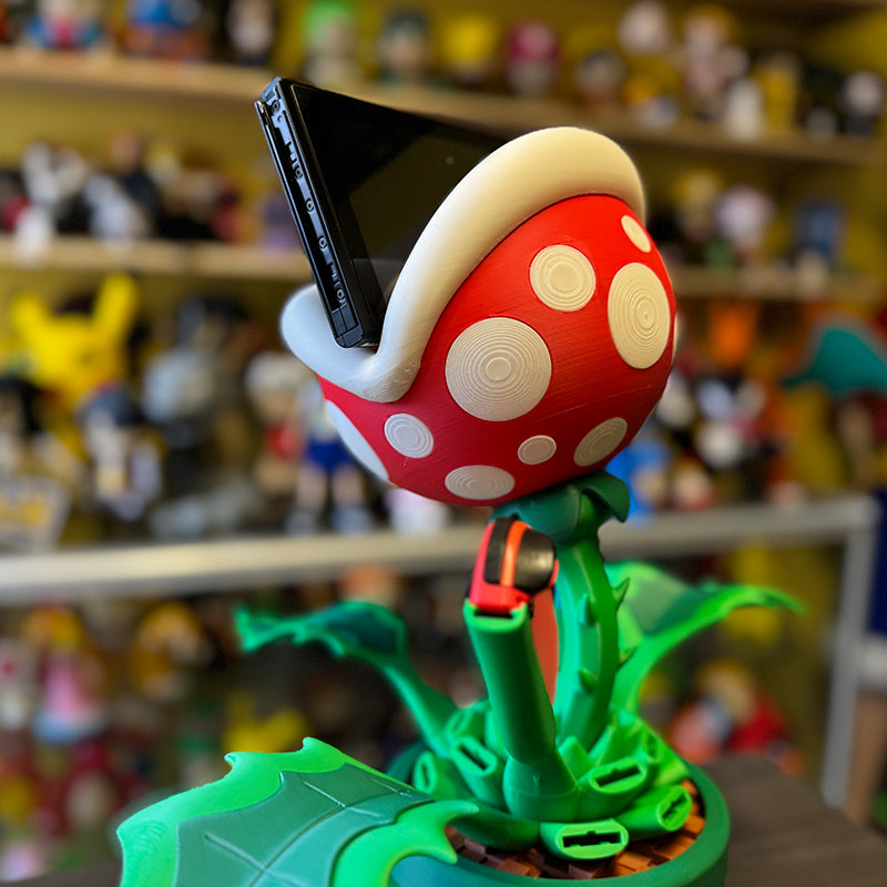 Mario World Piranha Plant Nintendo Switch Dock & Holder