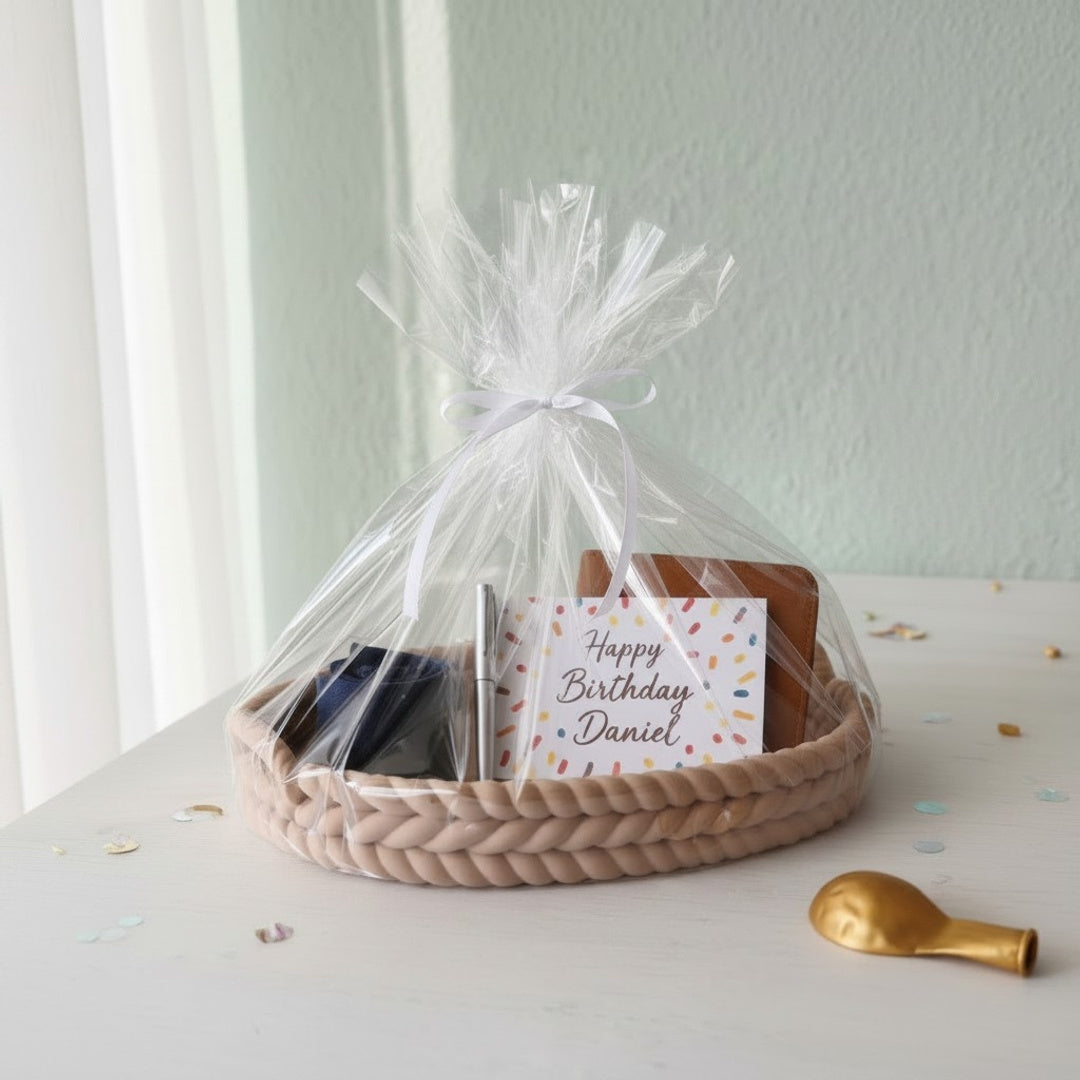Natural-looking Rope Tray
