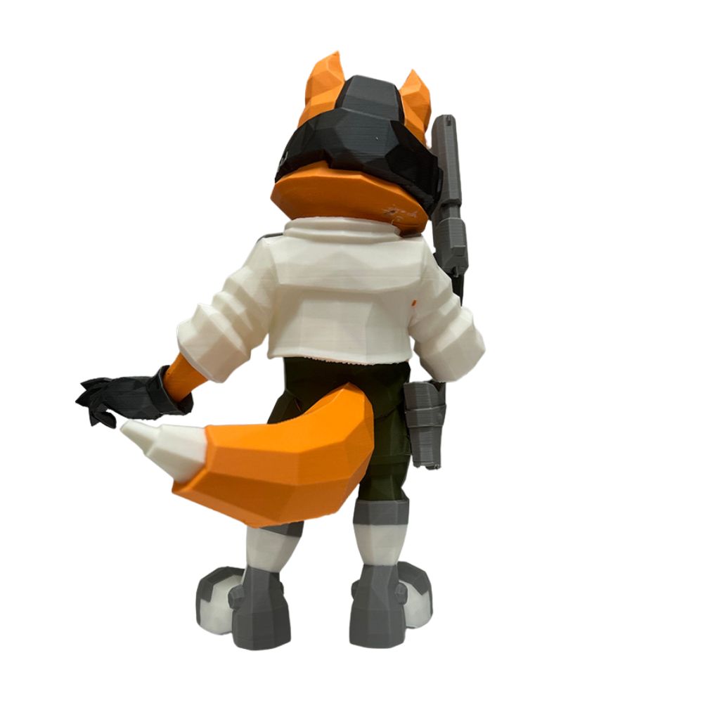8" Star Fox Fox McCloud Figure