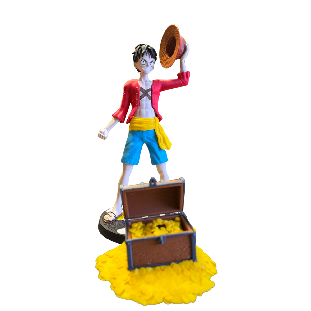 12" One Piece Luffy with Treasure Chest