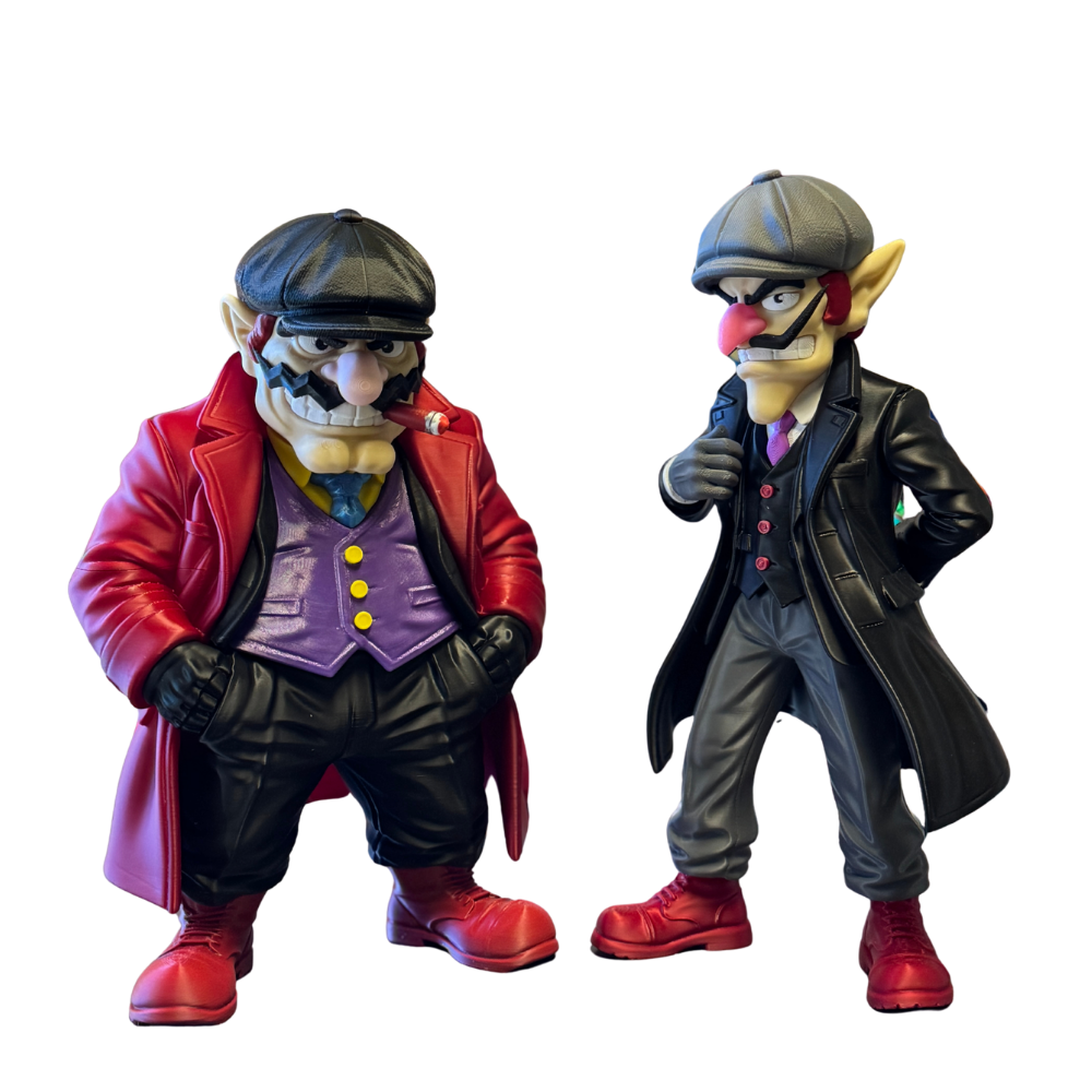 10" Wario Waluigi Peaky Blinders