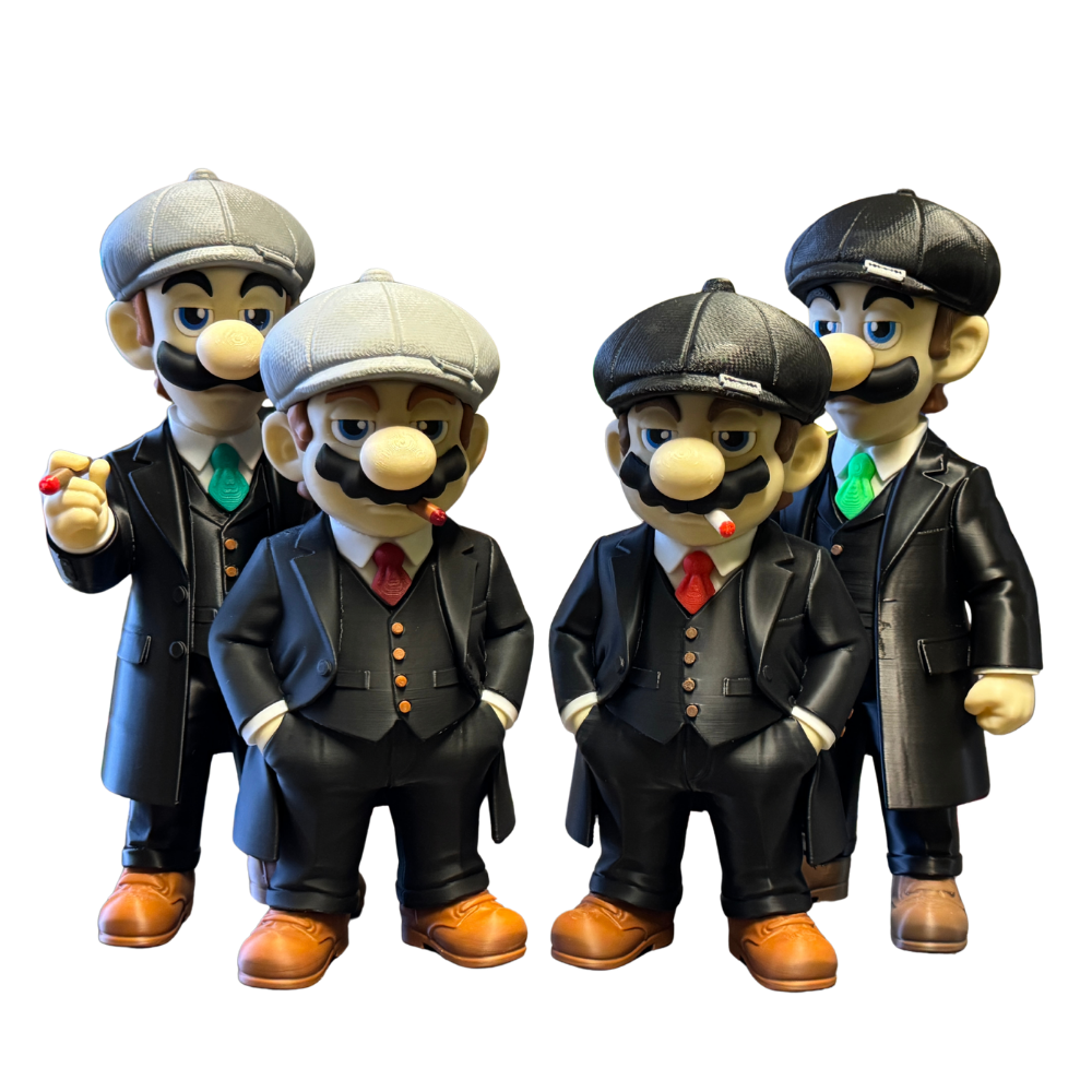 9" Mario Luigi Peaky Blinders