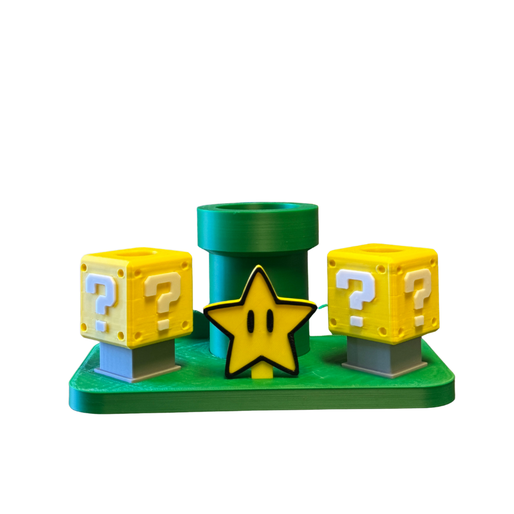 Mario World Toothbrush Holder