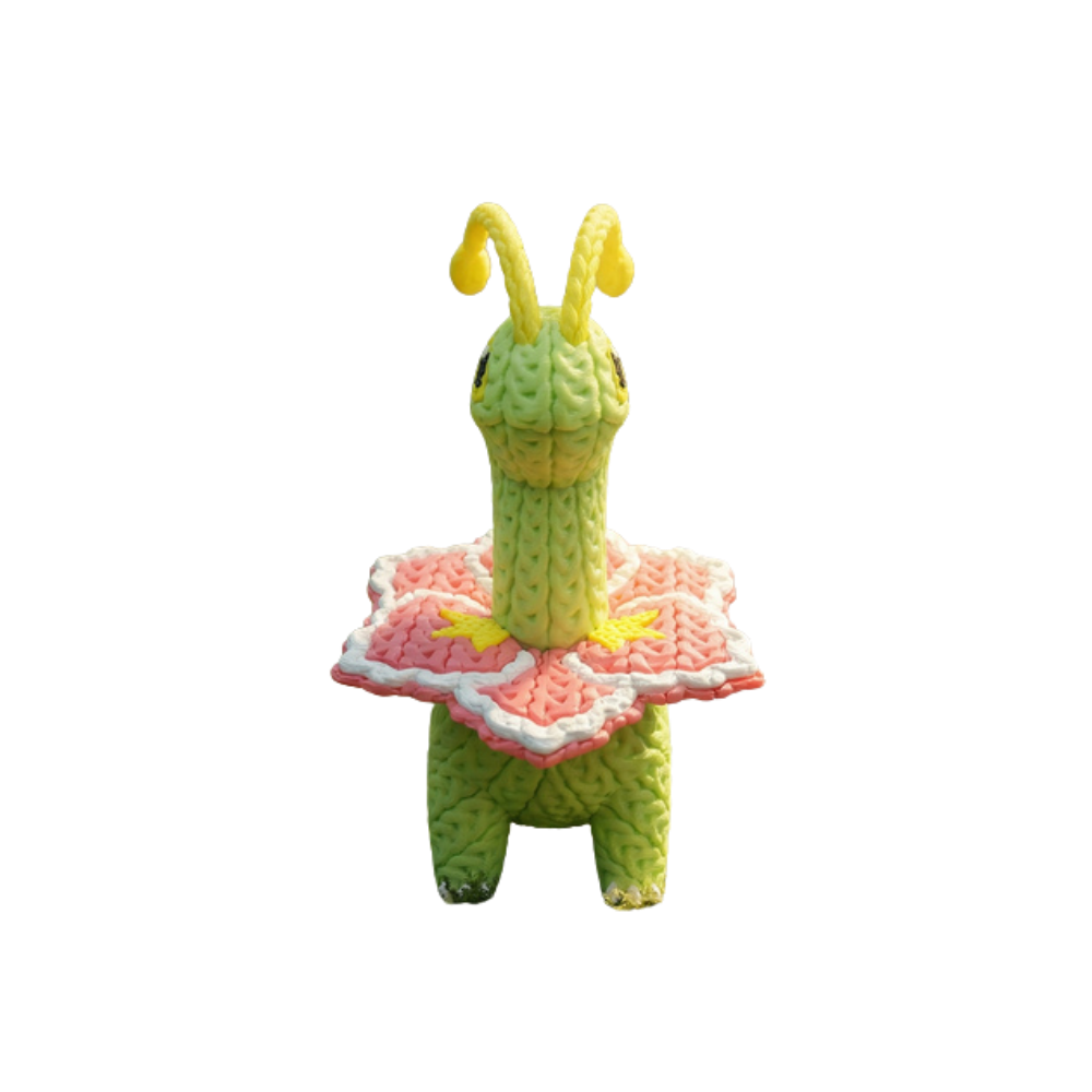 Pokemon Meganium Knitted - Crochet