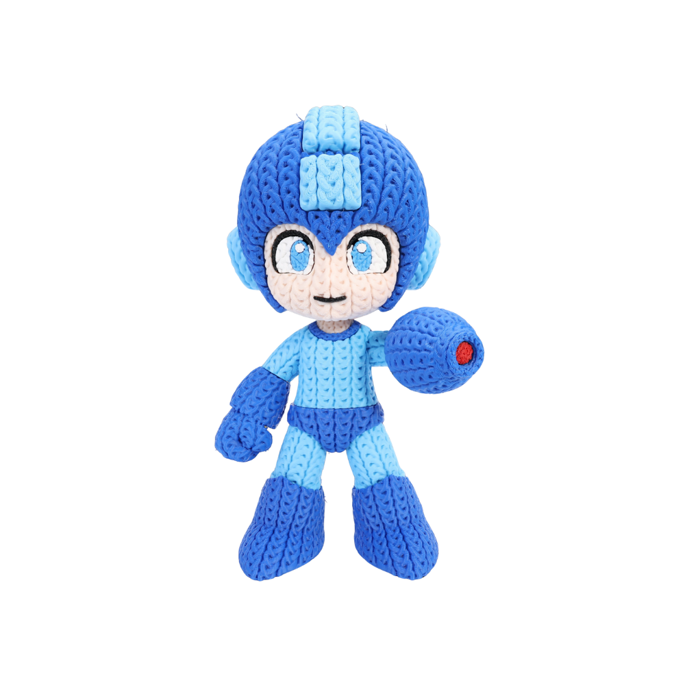 Megaman Knitted - Crochet