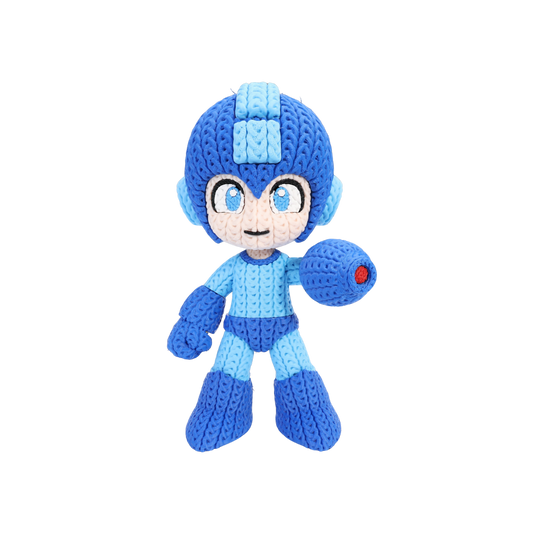 Megaman Knitted - Crochet