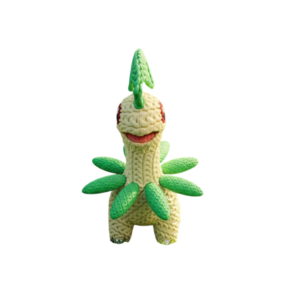 Pokemon Bayleef Knitted - Crochet