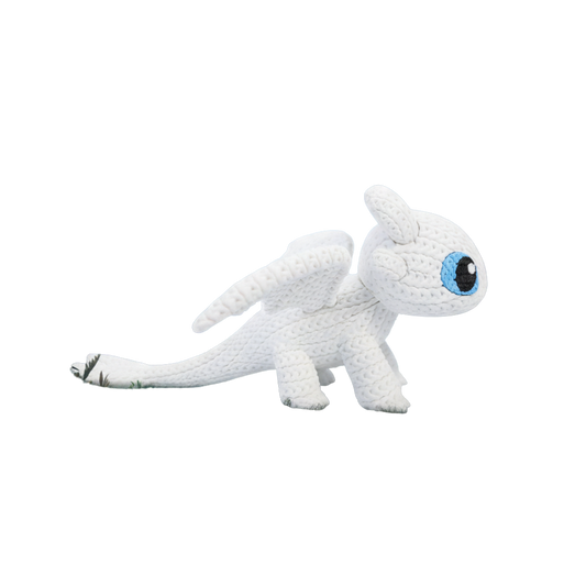 How To Train Your Dragon Light Fury Knitted - Crochet