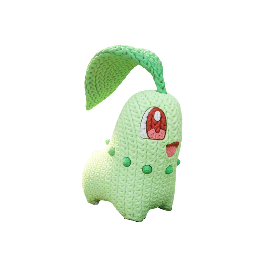 Pokemon Chikorita Knitted - Crochet