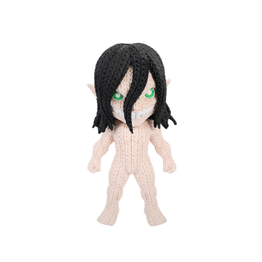 10" Attack on Titan Eren Titan Knitted - Crochet