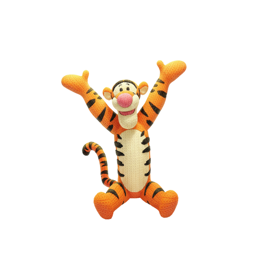 10" Winnie The Pooh Tigger Knitted - Crochet