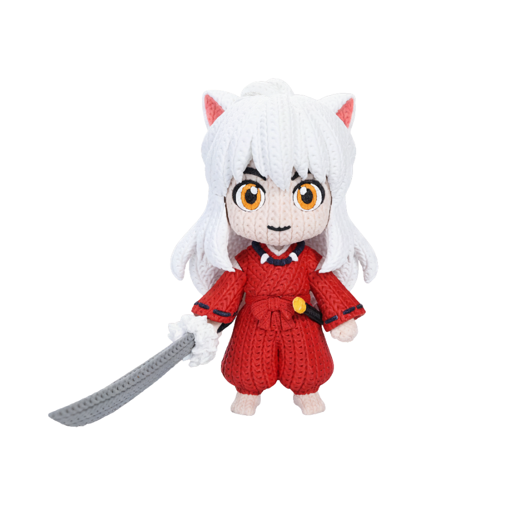 InuYasha Red Kimono Knitted - Crochet