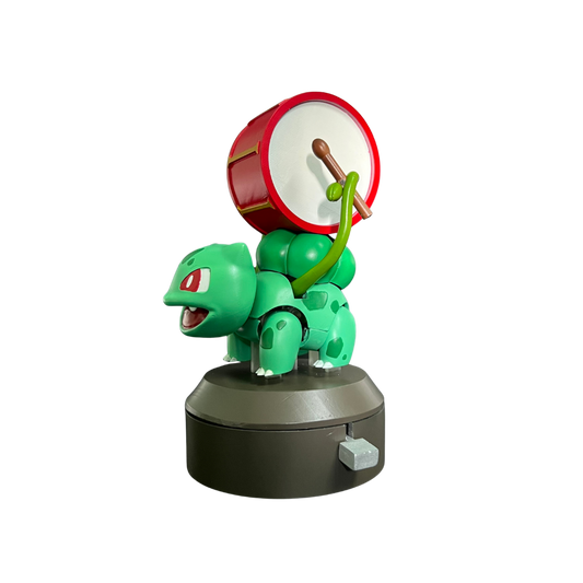 Pokemon Bulbasaur Drum Automata Flexible Articulated