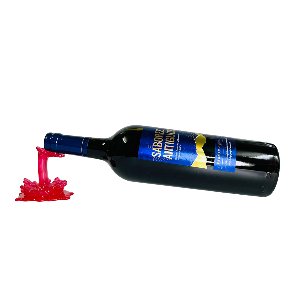 Spilled Wine Bottle Holder