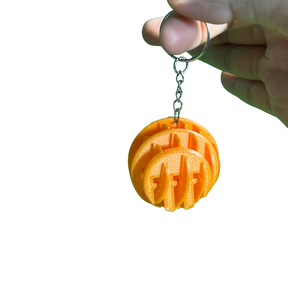 Morf Worm Fidget Toy - Keychain Sphere