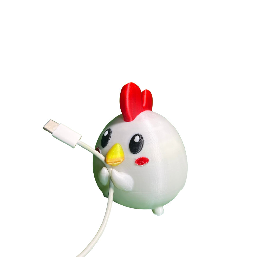 Cute Chicken Cable Holder