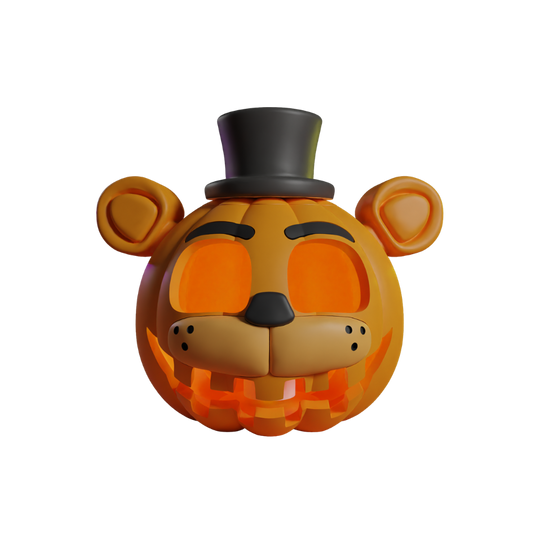 Five Nights at Freddy's Freddy Fazbear Halloween Pumpkin