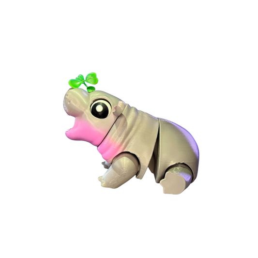 Moo Deng Hippo Articulated Flexible