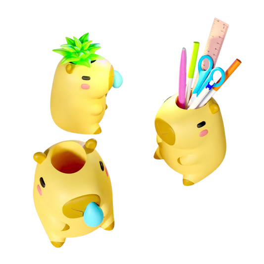 Cute Capybara Pen Holder & Planter