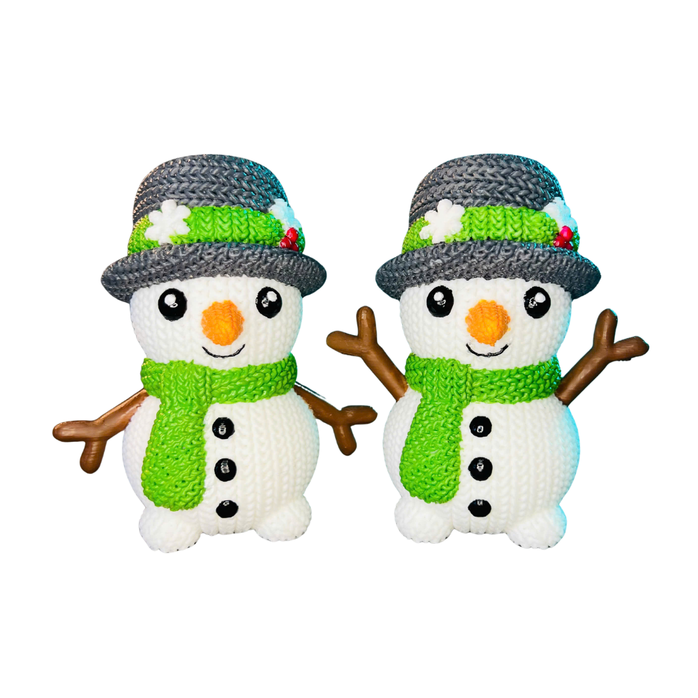 Snowman Knitted - Crochet