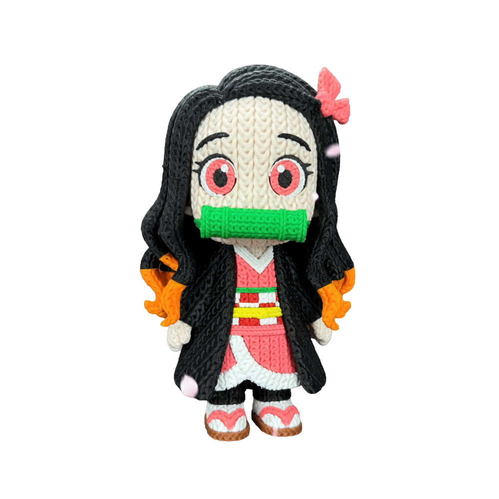 Demon Slayer Nezuko Knitted - Crochet
