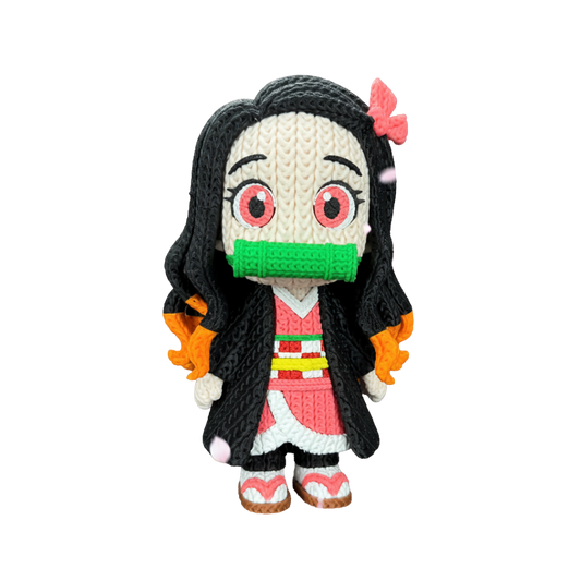 Demon Slayer Nezuko Knitted - Crochet