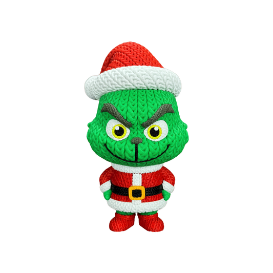 How the Grinch Stole Christmas Grinch Santa Costume Knitted - Crochet