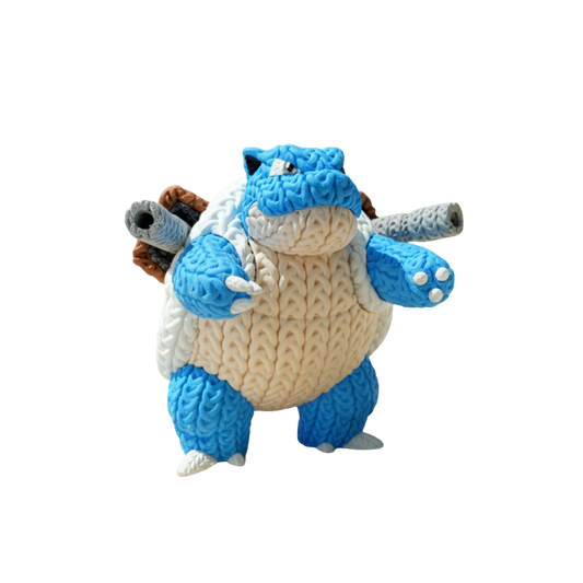 Pokemon Blastoise Knitted - Crochet