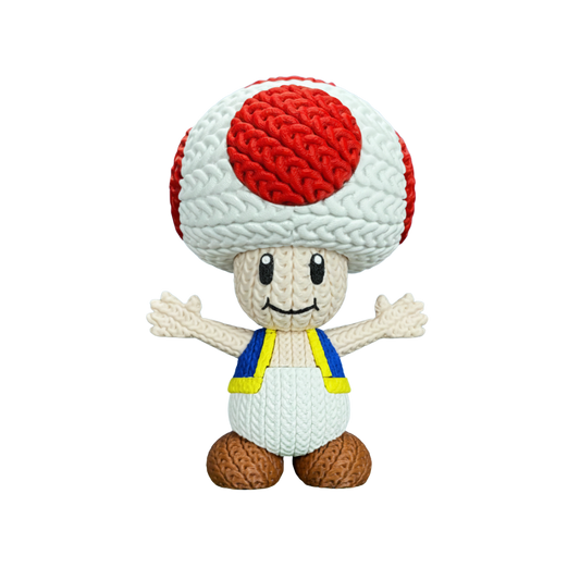 Mario Toad Knitted - Crochet