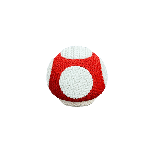 Mario Mushroom Knitted - Crochet