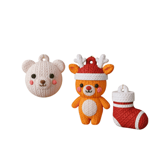 Christmas Ornaments Knitted - Crochet
