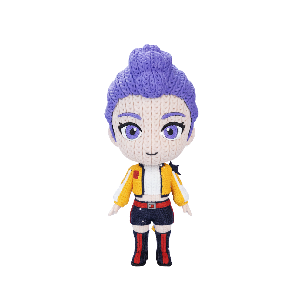KPop Demon Hunters Rumi Huntrix Knitted - Crochet