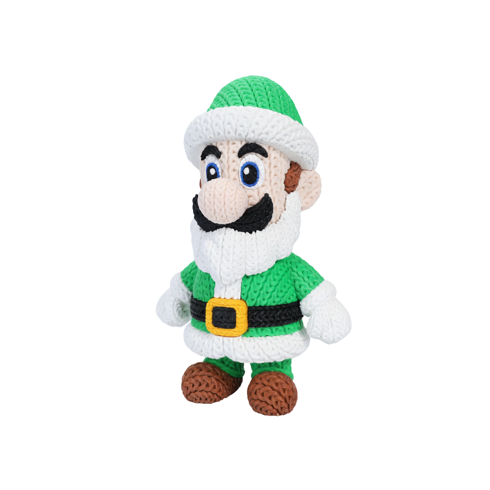 Xmas Special Mario Santa Luigi Knitted - Crochet