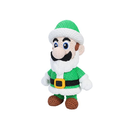 Xmas Special Mario Santa Luigi Knitted - Crochet