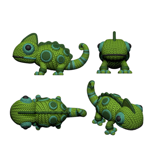 Chameleon Knitted - Crochet