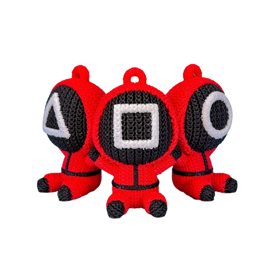 Squid Game Guards Knitted - Crochet