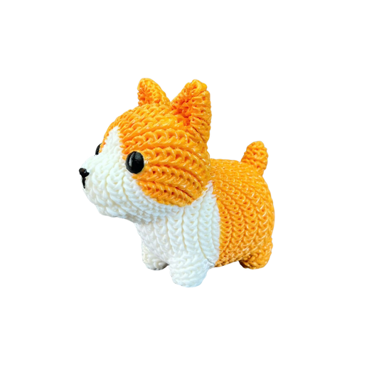 Corgi Dog Knitted - Crochet