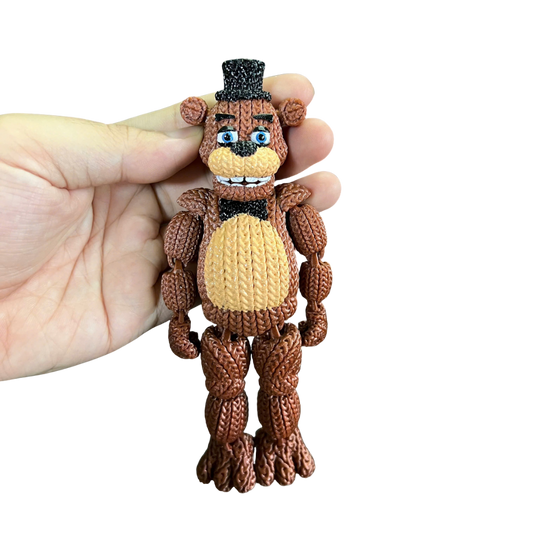 Five Nights at Freddy's Articulated Freddy Fazbear Flexible Knitted - Crochet