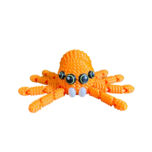 Articulated Crochet Spider Flexible w/ Magnet