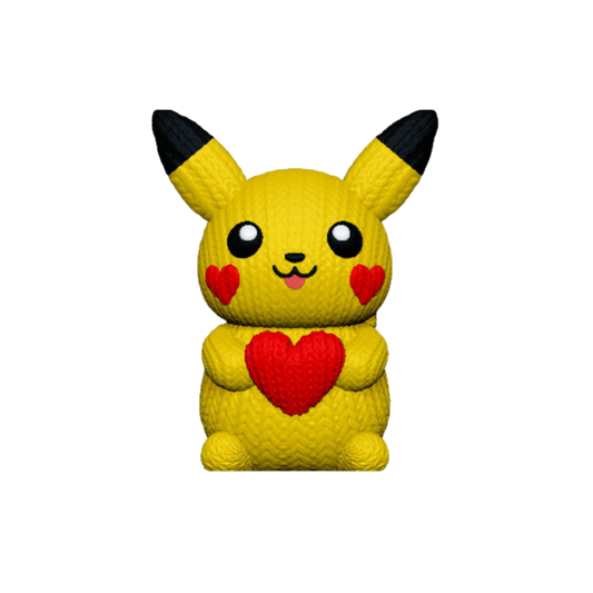 Pikachu Valentine Knitted - Crochet