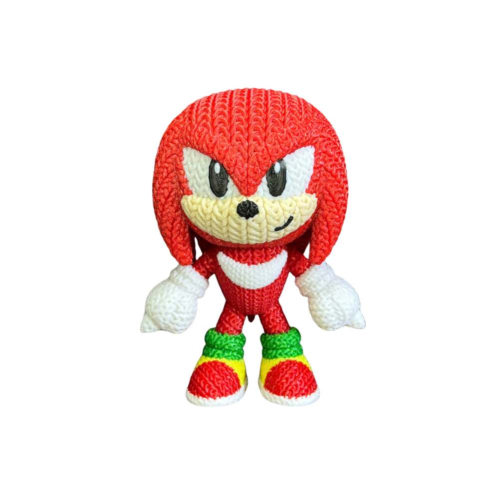 Sonic The Hedgehog Knuckles Tails Knitted - Crochet
