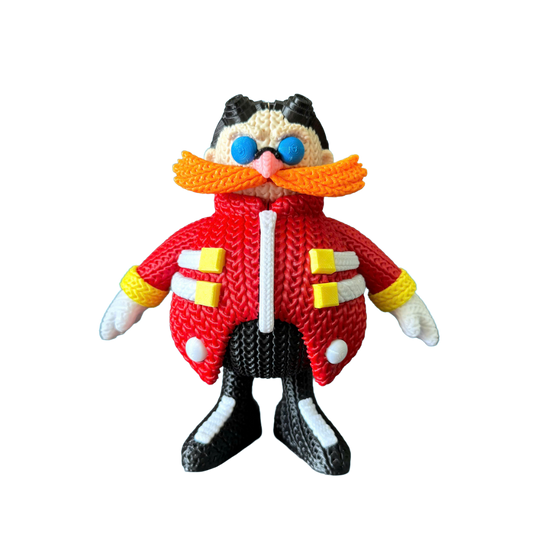 Sonic The Hedgehog Dr. Eggman Crochet Knitted - Crochet