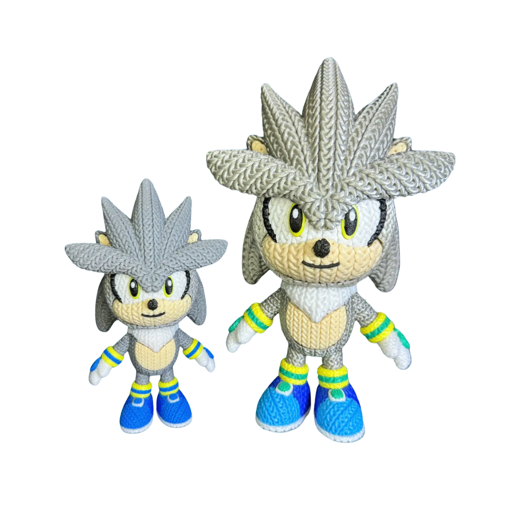 Sonic The Hedgehog Silver Knitted - Crochet