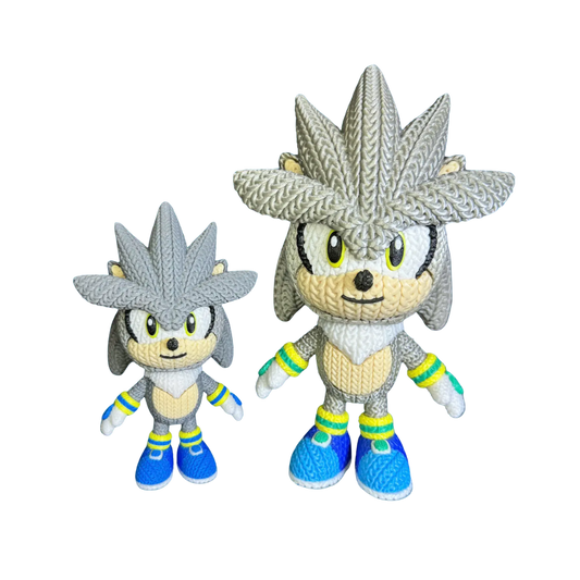 Sonic The Hedgehog Silver Knitted - Crochet