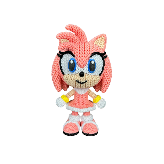 Sonic The Hedgehog Amy Rose Knitted - Crochet